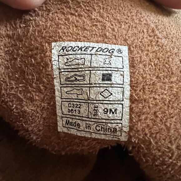 ROCKETDOG Leather Retro Style Ankle Boots With Buckles Brown Women US 9 M - Picture 10 of 16